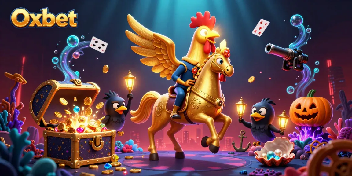 Experience the thrill of Oxbet with vibrant casino imagery and captivating underwater elements.