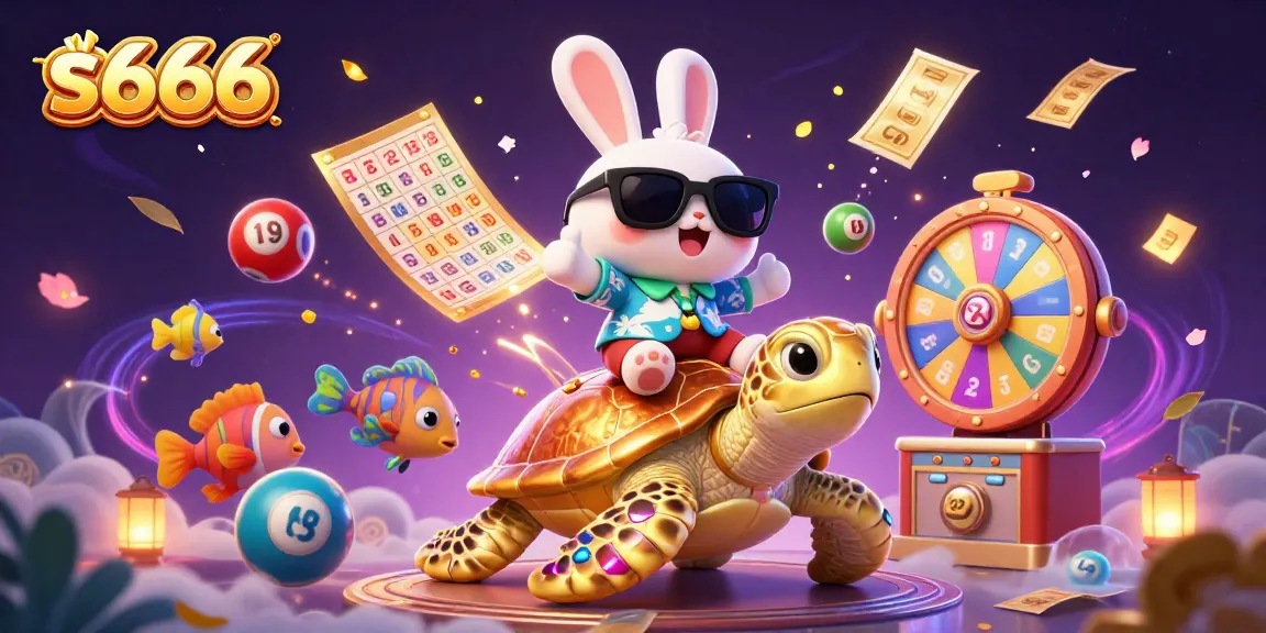 Engage with s666's thrilling gaming adventure featuring a lucky rabbit and golden turtle.