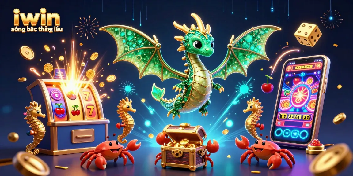Experience iwin sòng bạc thượng lưu with a dazzling illustration of casino excitement and fortune.