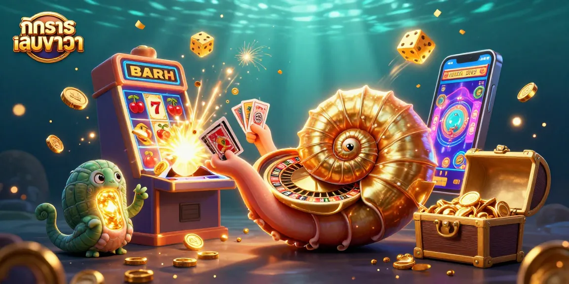 Play ทดลองเล่นบาคาร่า with a vibrant jackpot scene of ancient characters and casino elements