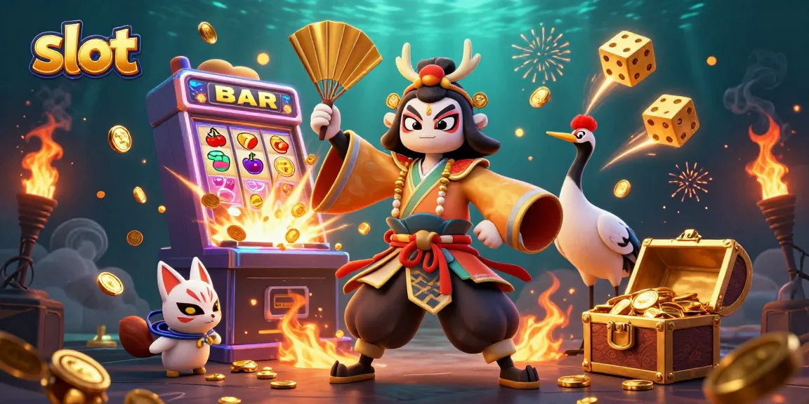Menangkan jackpot dalam permainan slot dengan mesin slot 3D yang hidup dan warna-warni.