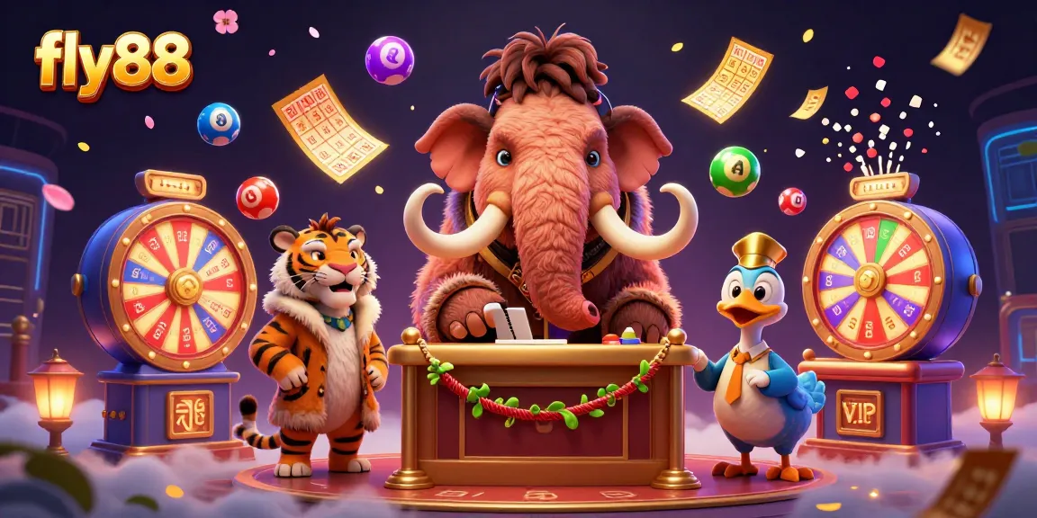 Engage in excitement at fly88 with colorful casino characters and thrilling gaming elements.