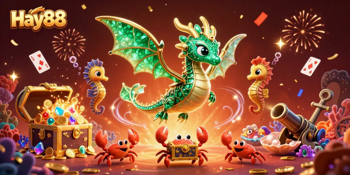 Experience thrilling gameplay at Hay88 while capturing golden treasures in a magical underwater scene.