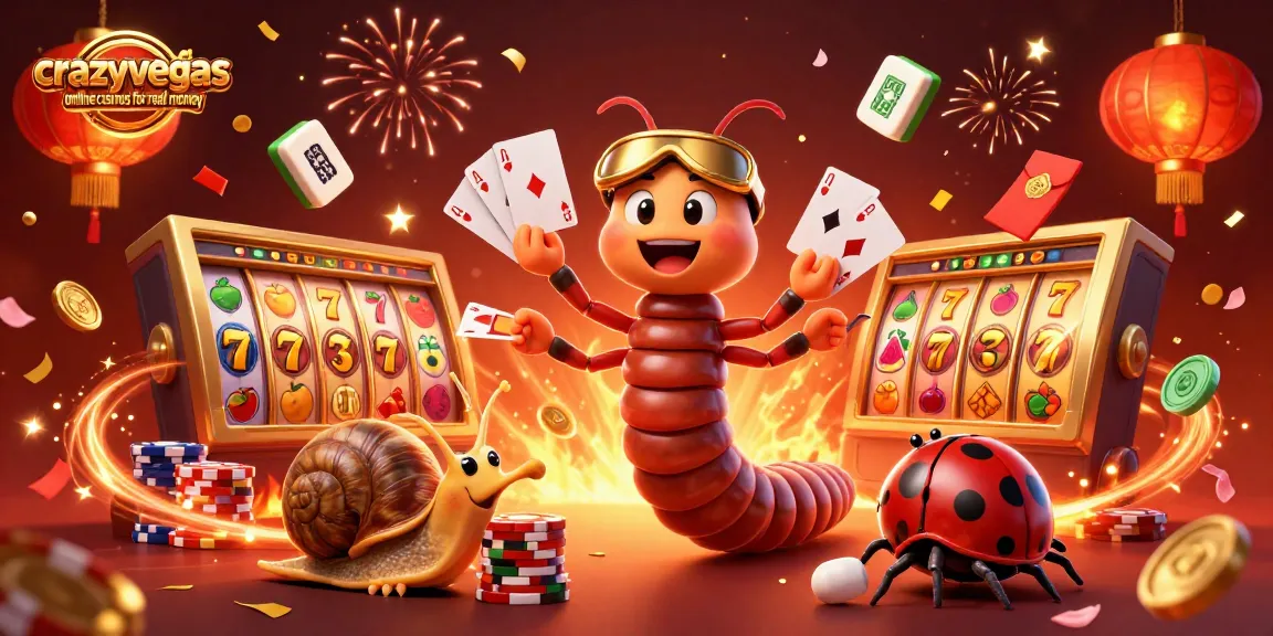 Experience thrilling gameplay at crazyvegas online casinos for real money featuring vibrant 3D characters.