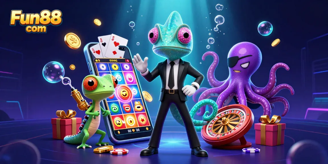 Spin colorful slot games and win coins with Fun88 com's thrilling casino experience